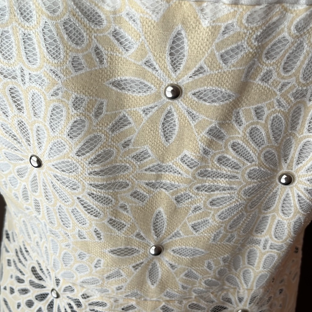 Veronica Beard. Sheer Top With Rivets Throughout … - image 8